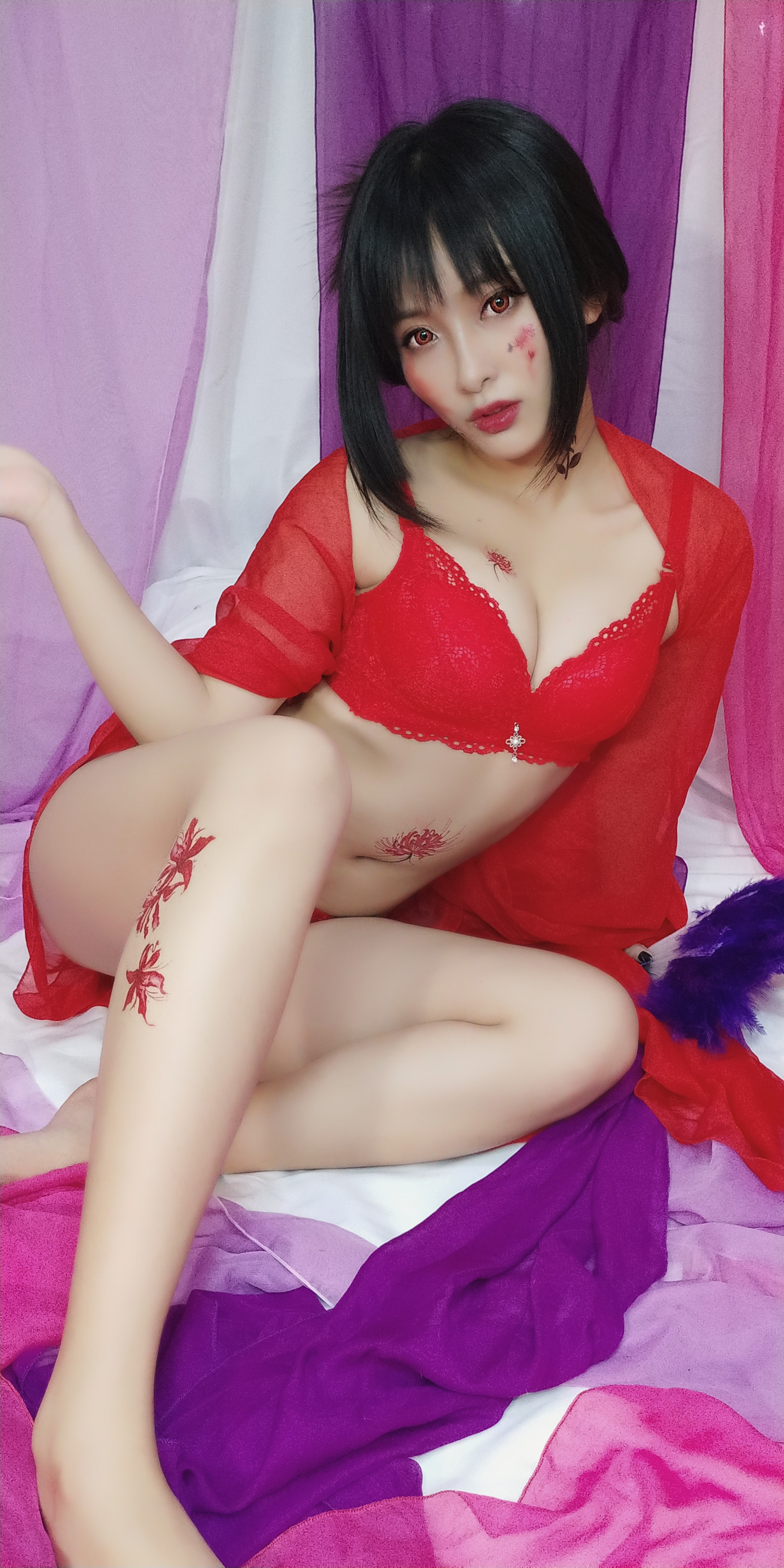 洛璃 LoLiSAMA - NO.072 红女妖[93P7V]-XikXak